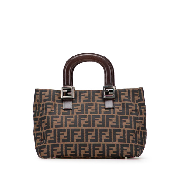 Pre-Loved Fendi Small Zucca Canvas Twins Tote - Picture 1 of 11